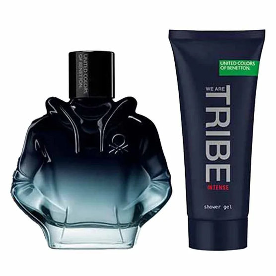 Kit Coffret Benetton United Colors We Are Tribe Intense Masculino Eau de Parfum